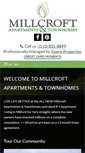 Mobile Screenshot of millcroftapts.com